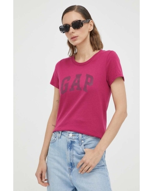 GAP t-shirt bawełniany kolor różowy