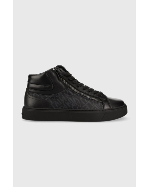 Calvin Klein sneakersy HIGH TOP LACE UP W/Z kolor czarny HM0HM01046