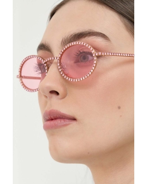 Swarovski okulary przeciwsłoneczne 5625297 MILLENIA damskie kolor różowy