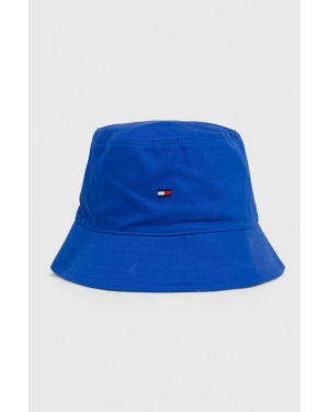 Tommy Hilfiger kapelusz kolor niebieski bawełniany