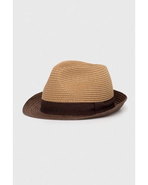 Sisley kapelusz kolor brązowy