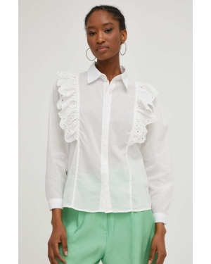 Answear Lab koszula bawełniana damska kolor biały