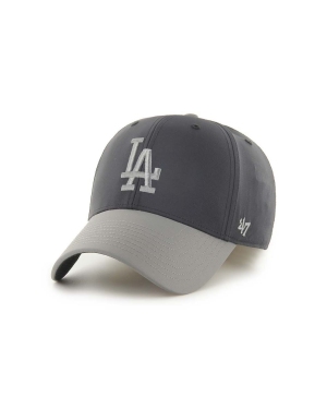47brand czapka z daszkiem MLB Los Angeles Dodgers kolor szary z aplikacją