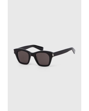 Saint Laurent okulary przeciwsłoneczne 592 kolor czarny