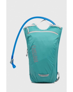 Camelbak plecak rowerowy z bukłakiem Hydrobak Light kolor turkusowy mały z nadrukiem
