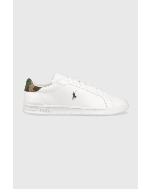 Polo Ralph Lauren sneakersy skórzane HRT CT II kolor biały 809900935001