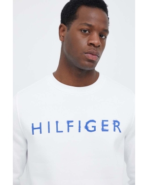 Tommy Hilfiger bluza męska kolor biały z nadrukiem