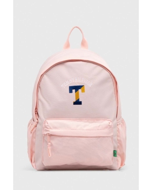 Tommy Hilfiger plecak dziecięcy kolor różowy mały z aplikacją
