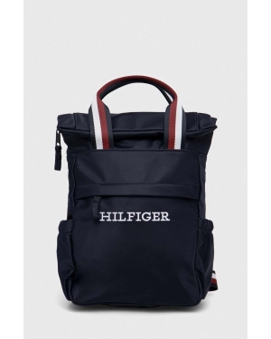 Tommy Hilfiger plecak dziecięcy kolor granatowy mały z aplikacją