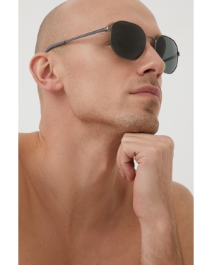 Armani Exchange Okulary przeciwsłoneczne 0AX2036S.600371 męskie kolor szary