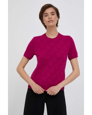 Lauren Ralph Lauren sweter damski kolor różowy lekki