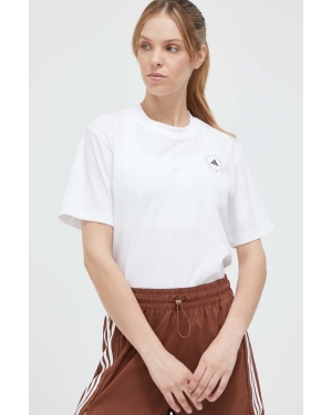 adidas by Stella McCartney t-shirt damski kolor biały HR9167