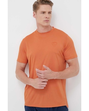 Rossignol t-shirt sportowy kolor pomarańczowy gładki