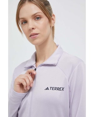 adidas TERREX bluza sportowa Multi kolor fioletowy gładka