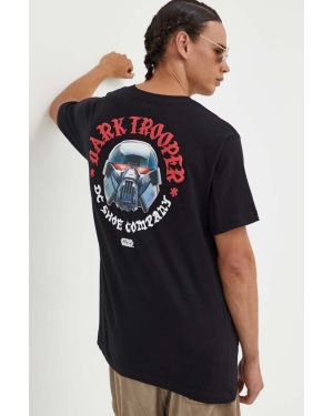 DC t-shirt bawełniany x Star Wars kolor czarny z nadrukiem
