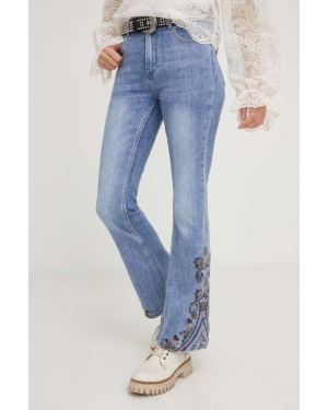 Answear Lab jeansy X kolekcja limitowana BE SHERO damskie high waist