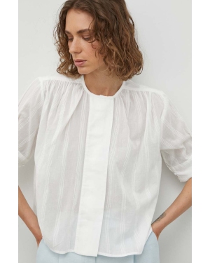 Day Birger et Mikkelsen koszula bawełniana damska kolor biały relaxed
