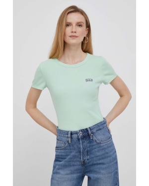 GAP t-shirt damski kolor zielony
