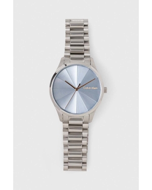 Calvin Klein zegarek kolor srebrny