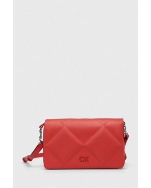 Calvin Klein torebka kolor czerwony