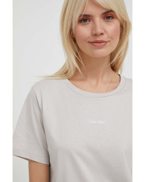 Calvin Klein t-shirt bawełniany kolor szary