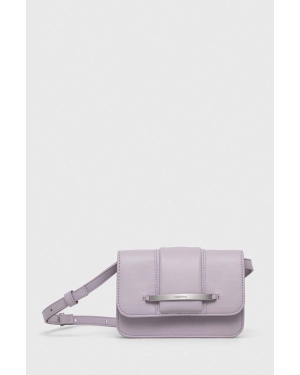 Calvin Klein torebka kolor fioletowy