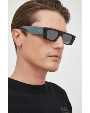 Gucci okulary przeciwsłoneczne GG1331S męskie kolor szary