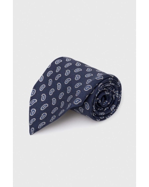 Polo Ralph Lauren krawat jedwabny kolor granatowy