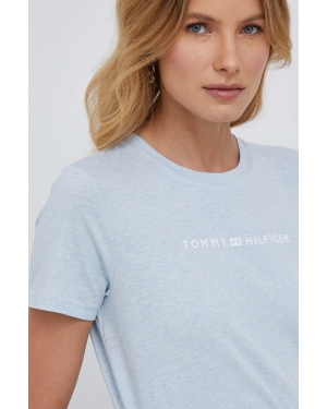 Tommy Hilfiger t-shirt damski kolor niebieski