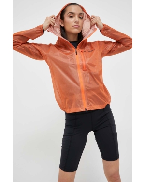 adidas TERREX kurtka przeciwdeszczowa Agravic damska kolor pomarańczowy
