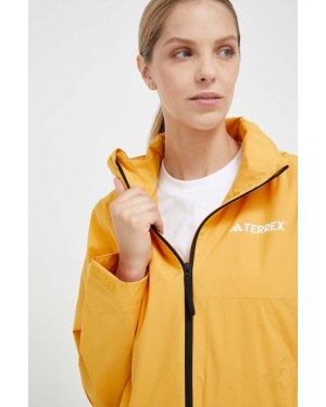 adidas TERREX kurtka przeciwdeszczowa Multi RAIN.RDY damska kolor żółty
