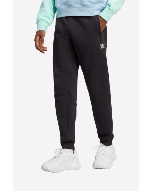 adidas Originals spodnie dresowe bawełniane Trefoil Essentials Pants kolor czarny gładkie IA4837-BLACK