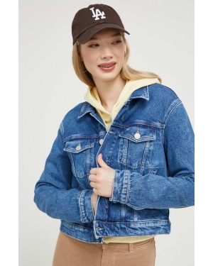 Tommy Jeans kurtka jeansowa damska kolor granatowy przejściowa