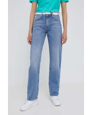 Calvin Klein Jeans jeansy damskie medium waist
