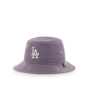47brand kapelusz Los Angeles Dodgers kolor fioletowy bawełniany