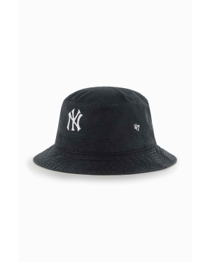 47 brand kapelusz bawełniany New York Yankeees kolor czarny bawełniany