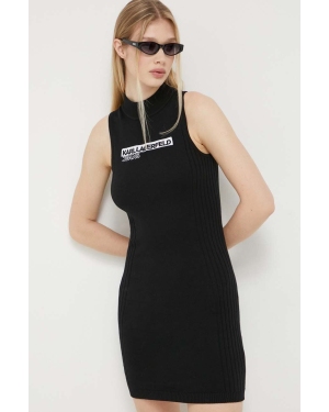 Karl Lagerfeld Jeans sukienka kolor czarny mini dopasowana