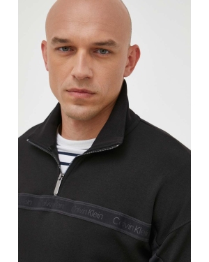Calvin Klein bluza męska kolor czarny z aplikacją