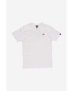 Ellesse t-shirt bawełniany kolor biały z nadrukiem SHR17632-WHITE