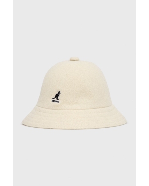 Kangol kapelusz wełniany kolor beżowy K3451.WH103-WH103