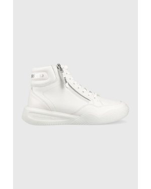 Karl Lagerfeld sneakersy skórzane KAPRI RUN kolor biały