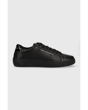 Karl Lagerfeld sneakersy skórzane KUPSOLE III KL51019.00X kolor czarny