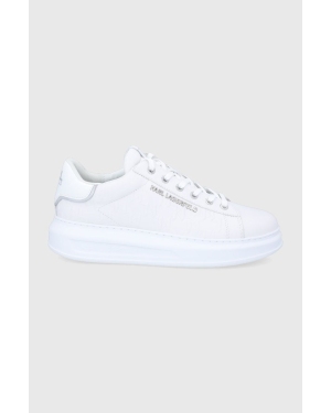 Karl Lagerfeld buty skórzane KAPRI MENS KL52549.011 kolor biały