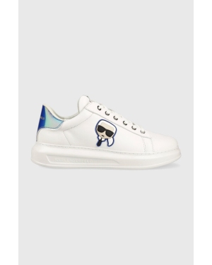 Karl Lagerfeld sneakersy skórzane KAPRI MENS kolor biały KL52530G