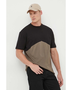 Armani Exchange t-shirt bawełniany wzorzysty