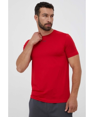 Boss Green t-shirt męski kolor czerwony wzorzysty
