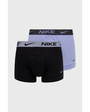 Nike bokserki (2-pack) męskie kolor fioletowy