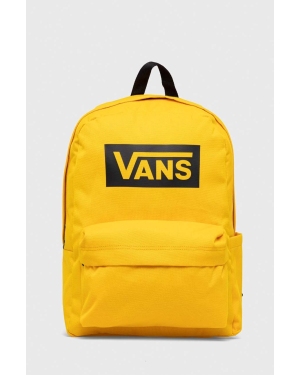 Vans plecak kolor żółty duży z nadrukiem