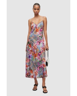 AllSaints sukienka BRYONY LUCIA DRESS maxi prosta WD225Y