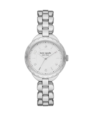 Kate Spade zegarek damski kolor srebrny
